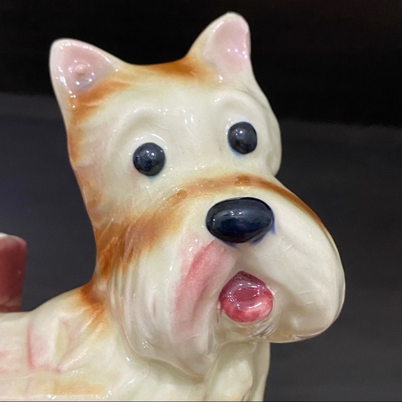 Vintage Scottie Dog Adorable Ceramic Planter - Picture 12 of 13